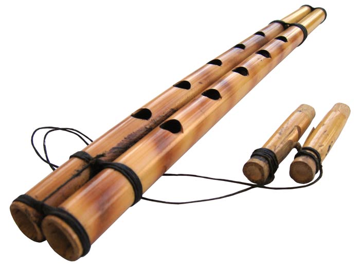 Shakuhachi die traditionelle japanische Bambusflöte
